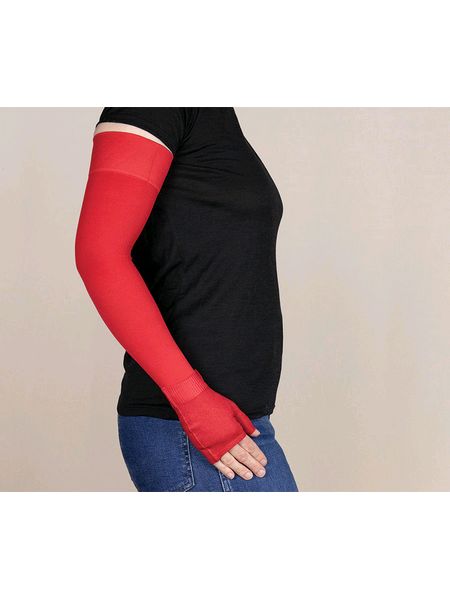 Red Sleeve and Gauntlet