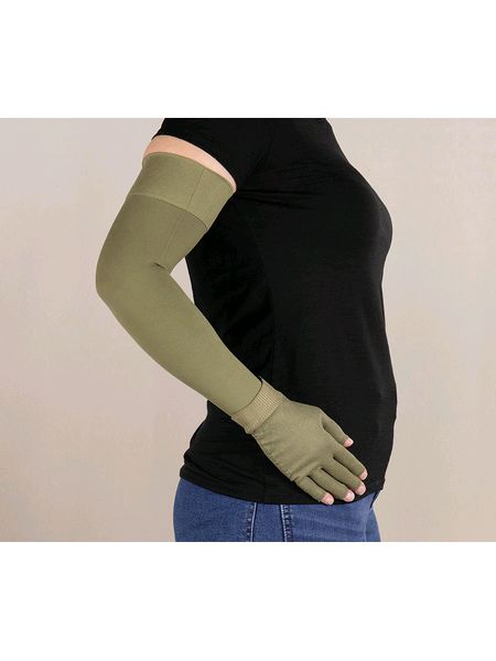 Olive Sleeve and Glove