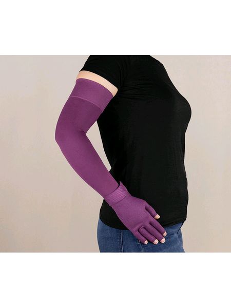 Purple Sleeve and Glove