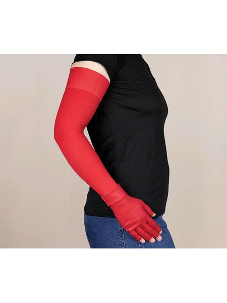 Red Sleeve and Glove