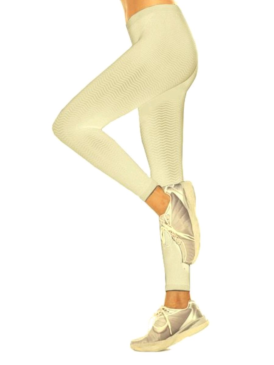 Micro-massaging leggings Silver Wave Long