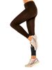 Solidea Silver Wave Long Ladies Compression Leggings Moka