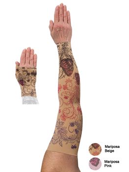 LympheDIVAS Mariposa Lymphoedema Sleeve and Gauntlet Set