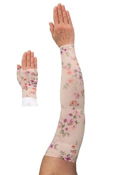 LympheDIVAS Tranquility Lymphoedema Sleeve and Gauntlet Set