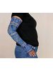 Blue Bandit Lymphoedema Sleeve and Gauntlet Set