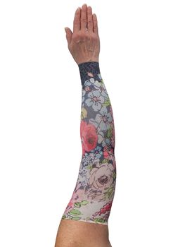 LympheDIVAS Bloomin Betty Dark Lymphoedema Sleeve