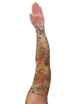 LympheDIVAS Lotus Dragon Tattoo Lymphoedema Sleeve