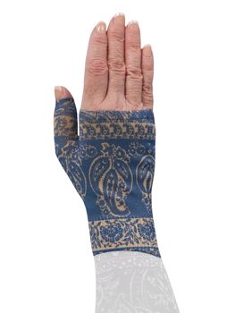 LympheDIVAS Blue Bandit Lymphoedema Gauntlet