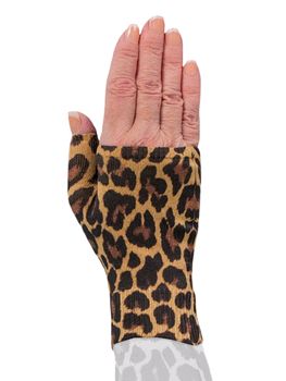 LympheDIVAS Leo Leopard Lymphoedema Gauntlet