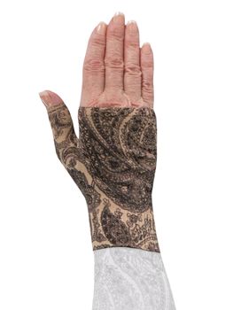 LympheDIVAS Black Paisley Lymphoedema Gauntlet