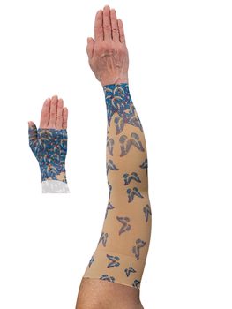 LympheDIVAS Flutter Lymphoedema Sleeve and Gauntlet Set