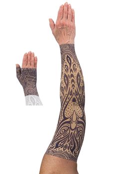 LympheDIVAS Athena Lymphoedema Sleeve and Gauntlet Set