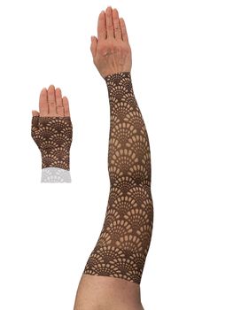 LympheDIVAS Speakeasy Lymphoedema Sleeve and Gauntlet Set