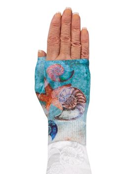 LympheDIVAS Sea Breeze Lymphoedema Gauntlet