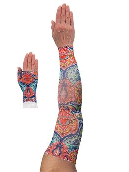 LympheDIVAS Festival Lymphoedema Sleeve and Gauntlet Set