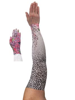 LympheDIVAS Bloomin Betty Light Lymphoedema Sleeve and Glove Set