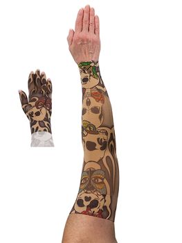 LympheDIVAS Misfit Lymphoedema Sleeve and Glove Set