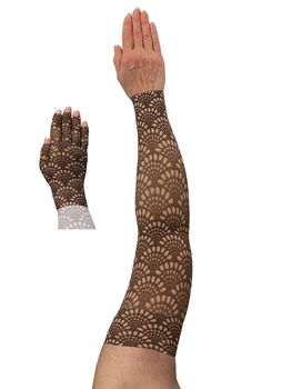 LympheDIVAS Speakeasy Lymphoedema Sleeve and Glove Set