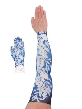 LympheDIVAS Anastasia Lymphoedema Sleeve and Glove Set