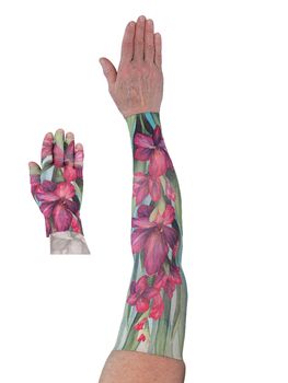 LympheDIVAS Ayana Lymphoedema Sleeve and Glove Set