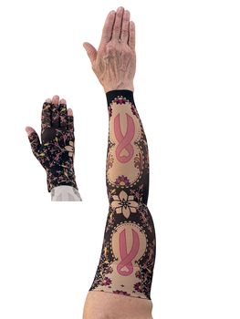 LympheDIVAS Thrive Lymphoedema Sleeve and Glove Set