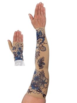 LympheDIVAS Serenity Lymphoedema Sleeve and Gauntlet Set