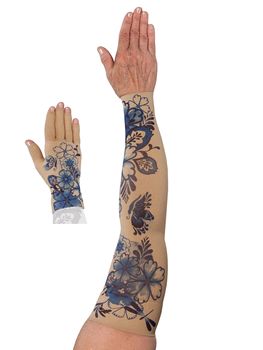 LympheDIVAS Serenity Lymphoedema Sleeve and Glove Set