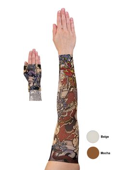 LympheDIVAS Dragons Lair Lymphoedema Sleeve and Gauntlet Set