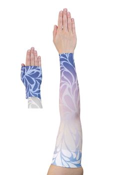 LympheDIVAS Inspiration Compression Sleeve and Gauntlet Set