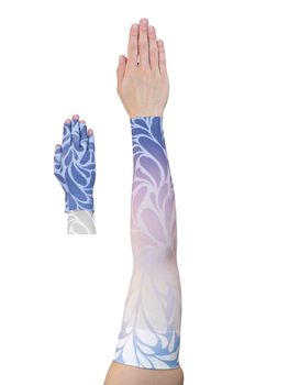 LympheDIVAS Inspiration Compression Sleeve and Glove Set