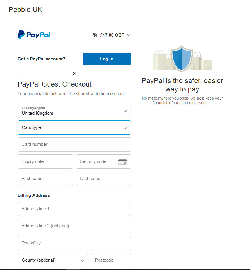 Paypal Guest